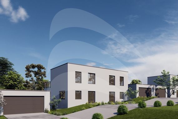 KfW40 Neubau: Gehobene Doppelhaushälfte mit viel Platz im Baugebiet Antesberger Berg