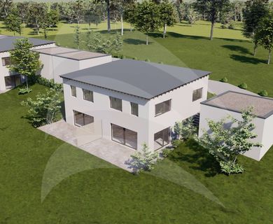 KfW40 Neubau: Traumhafte Doppelhaushälfte mit Südwestgarten in Neukirchen am Inn