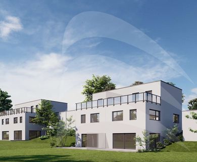 KfW40 Neubau: Nähe Passau – Sehr große Doppelhaushälfte mit Südwestgarten in Neukirchen am Inn