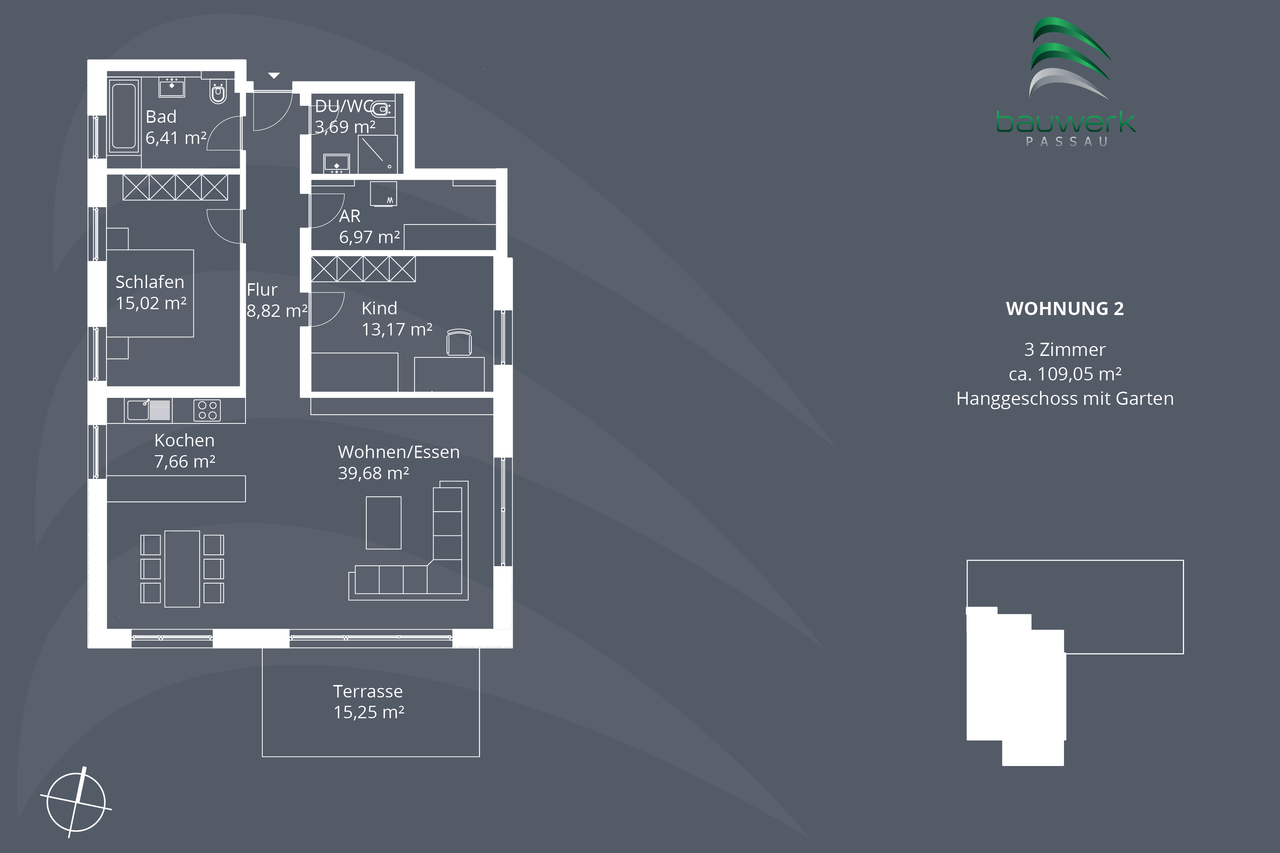 Wohnung 2 Grundriss